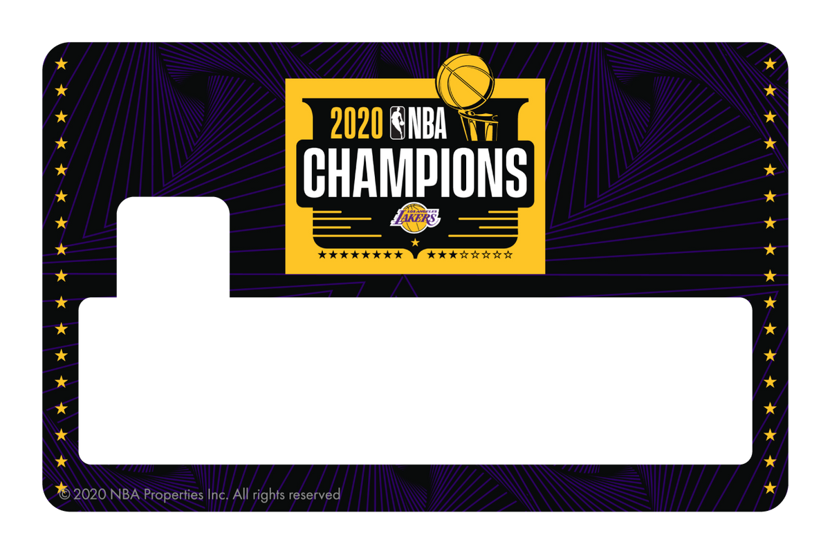 Los Angeles Lakers 2020 NBA Champions Magnet