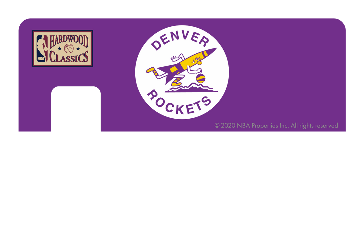 Credit Debit Card Skins | Cucu Covers - Customize Any Bank Card - Denver Nuggets: Home Hardwood Classics Full Cover / Small Chip