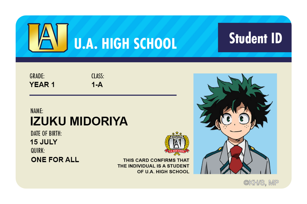 Official License My Hero Academia Sushi Plate Set, Deku Japanese