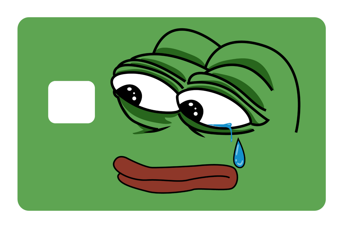 sad frog crying