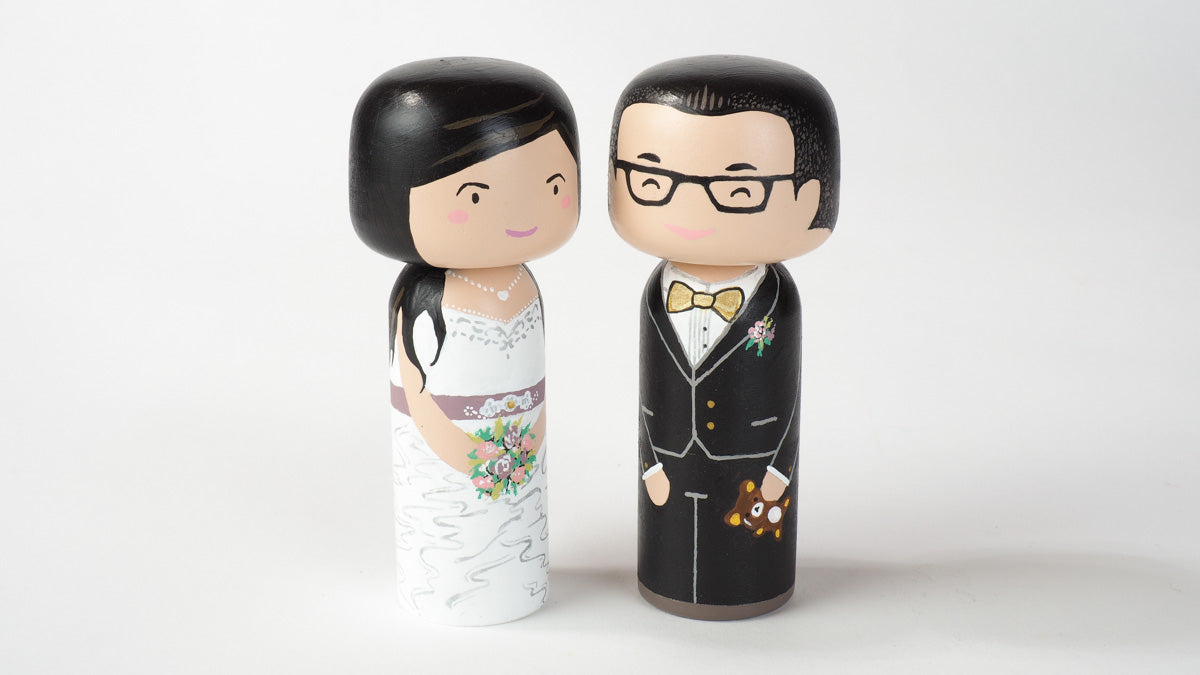 custom kokeshi dolls