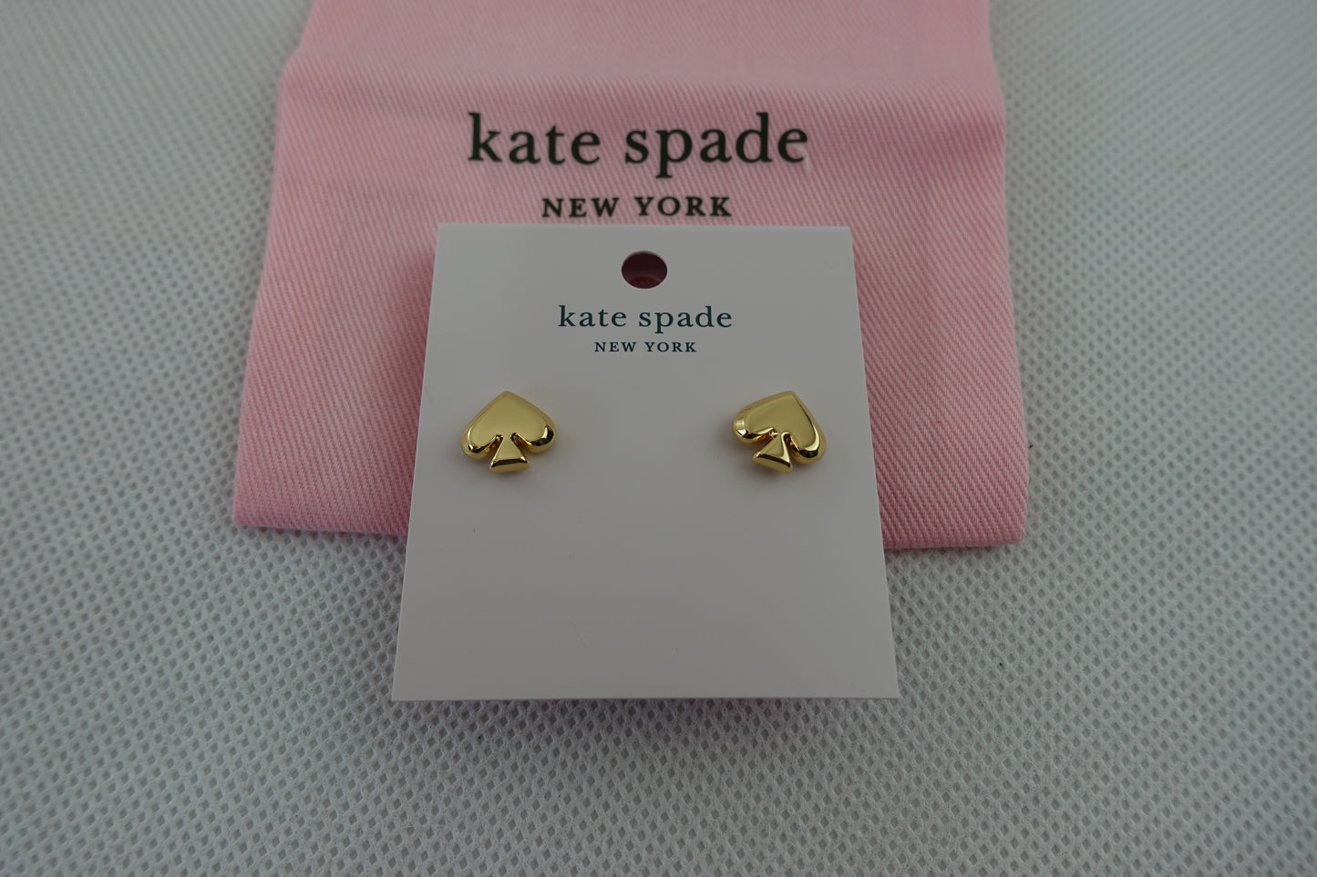 Tableta menta ensayo Aretes Kate Spade Everyday Spade Dorados | rnet.co.il