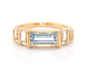 Aquamarine Nouveau Supreme Ring – YI COLLECTION