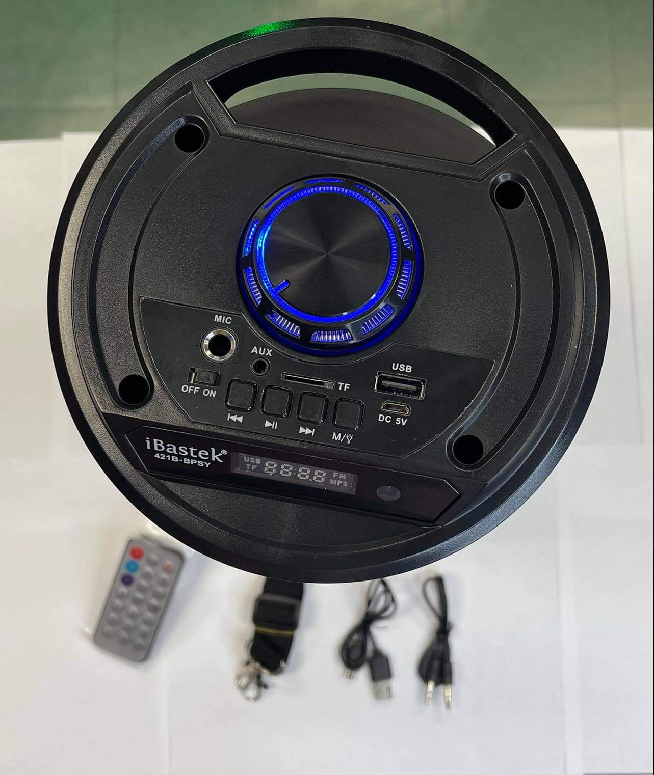 ibastek bluetooth karaoke speaker