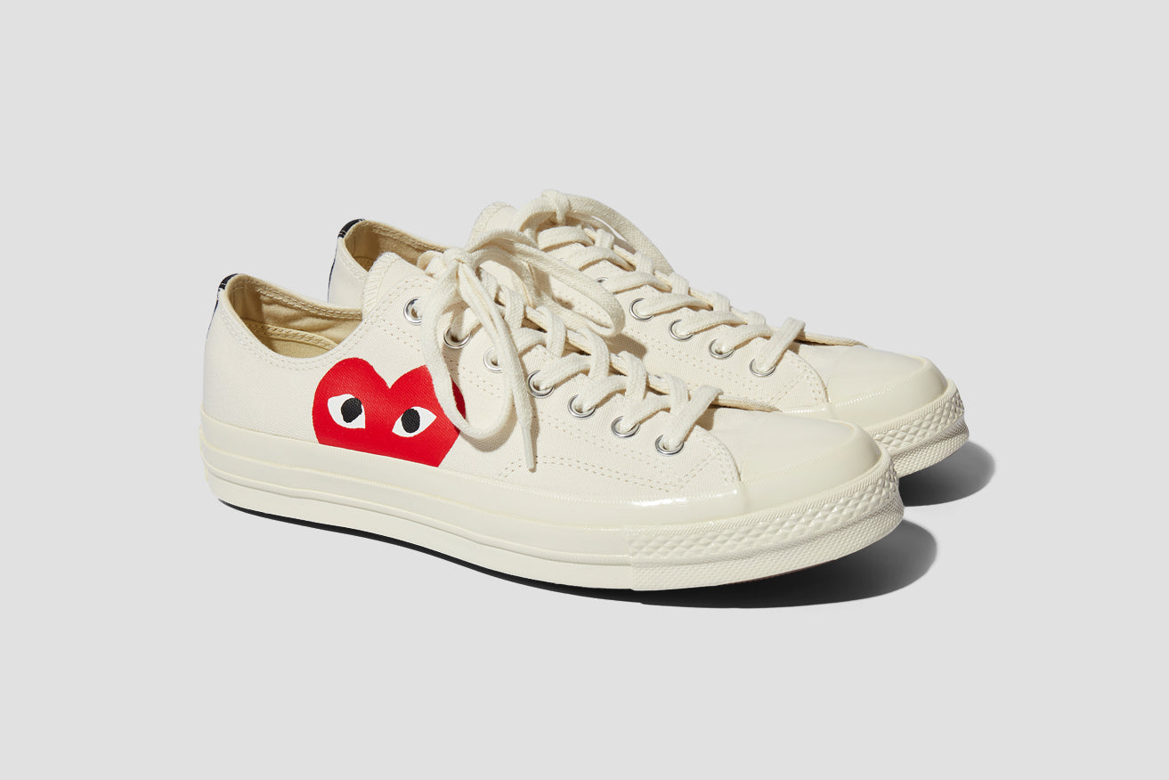 COMME DES GARCONS PLAY CONVERSE CHUCK TAYLOR ALL STAR '70 LOW P1K111 ...