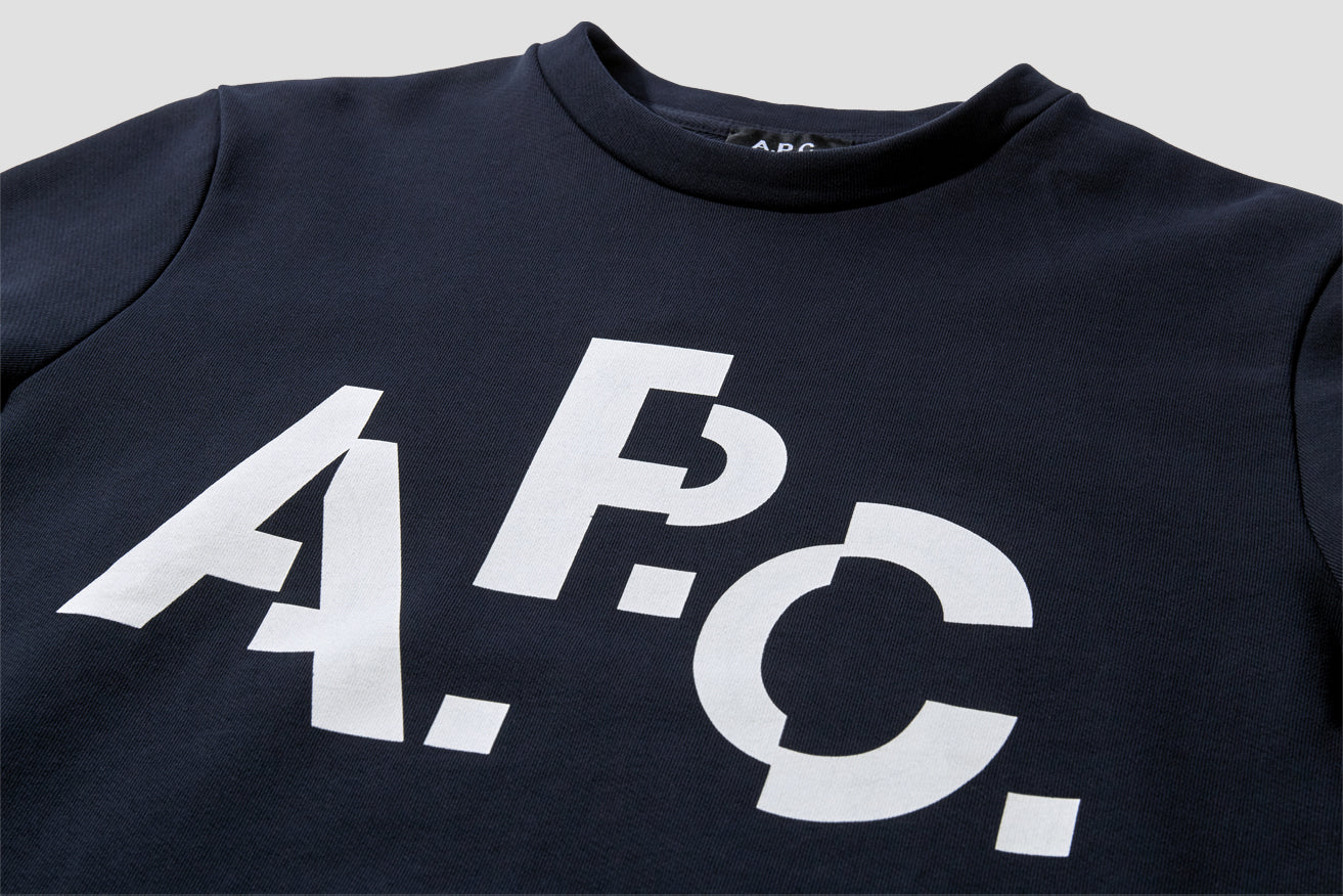 A.P.C. SWEATSHIRT DECALE CODCQ-H27529 Navy – HARRESØ