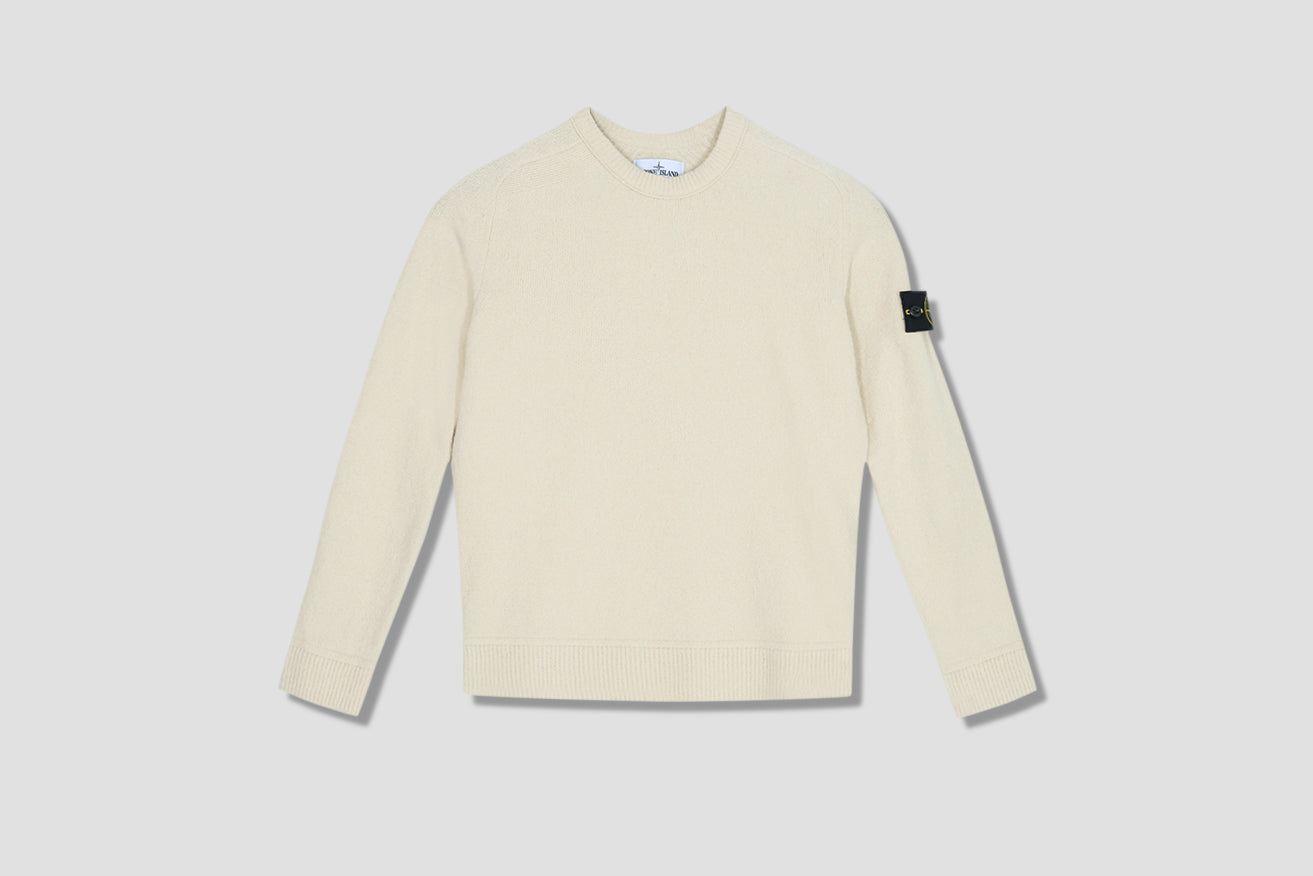 STONE ISLAND KNITWEAR SOFT COTTON GAUZED EFFECT 7415550D2 Beige