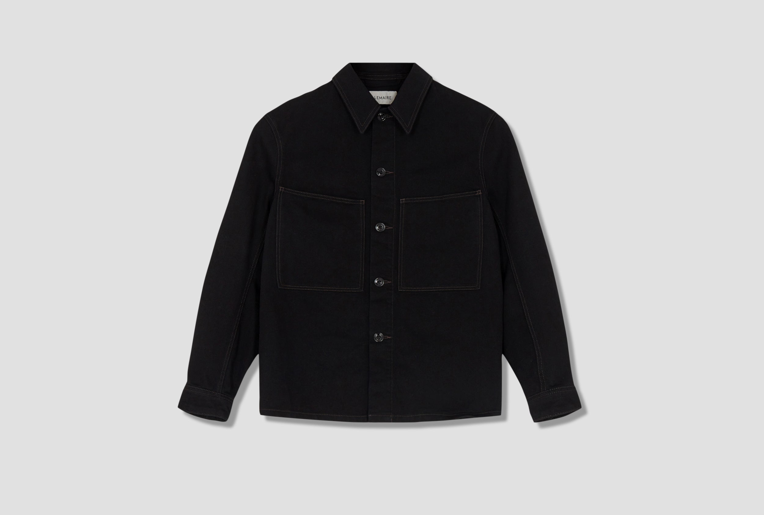 LEMAIRE DENIM OVERSHIRT M 213 OW191 LD069 Black – HARRESØ