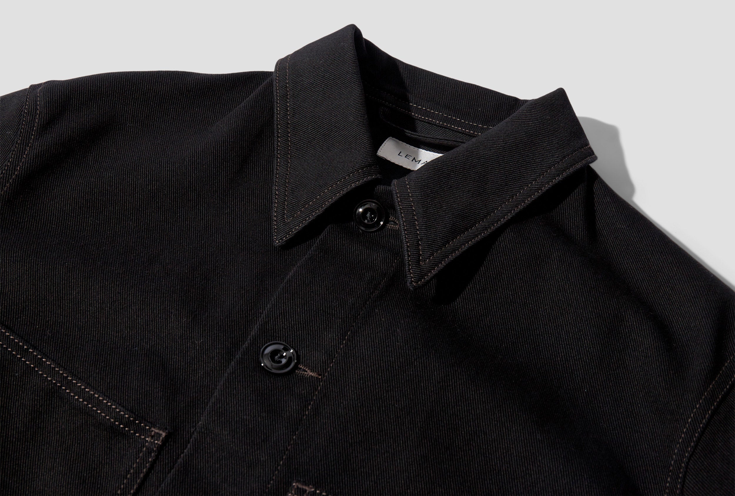 LEMAIRE DENIM OVERSHIRT M 213 OW191 LD069 Black – HARRESØ