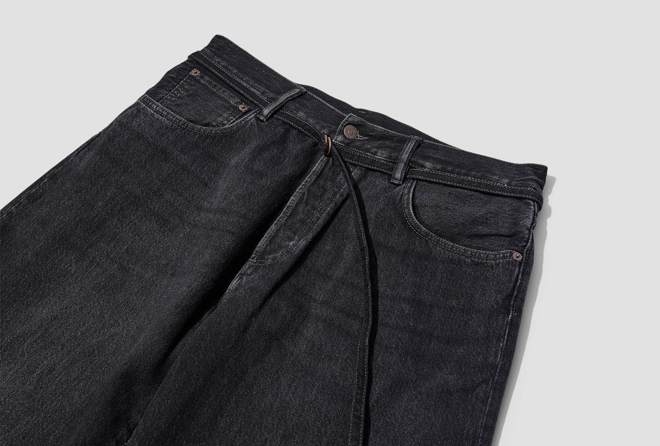 ACNE STUDIOS 1991 TOJ VINTAGE BLACK JEANS C00033 Black – HARRESØ