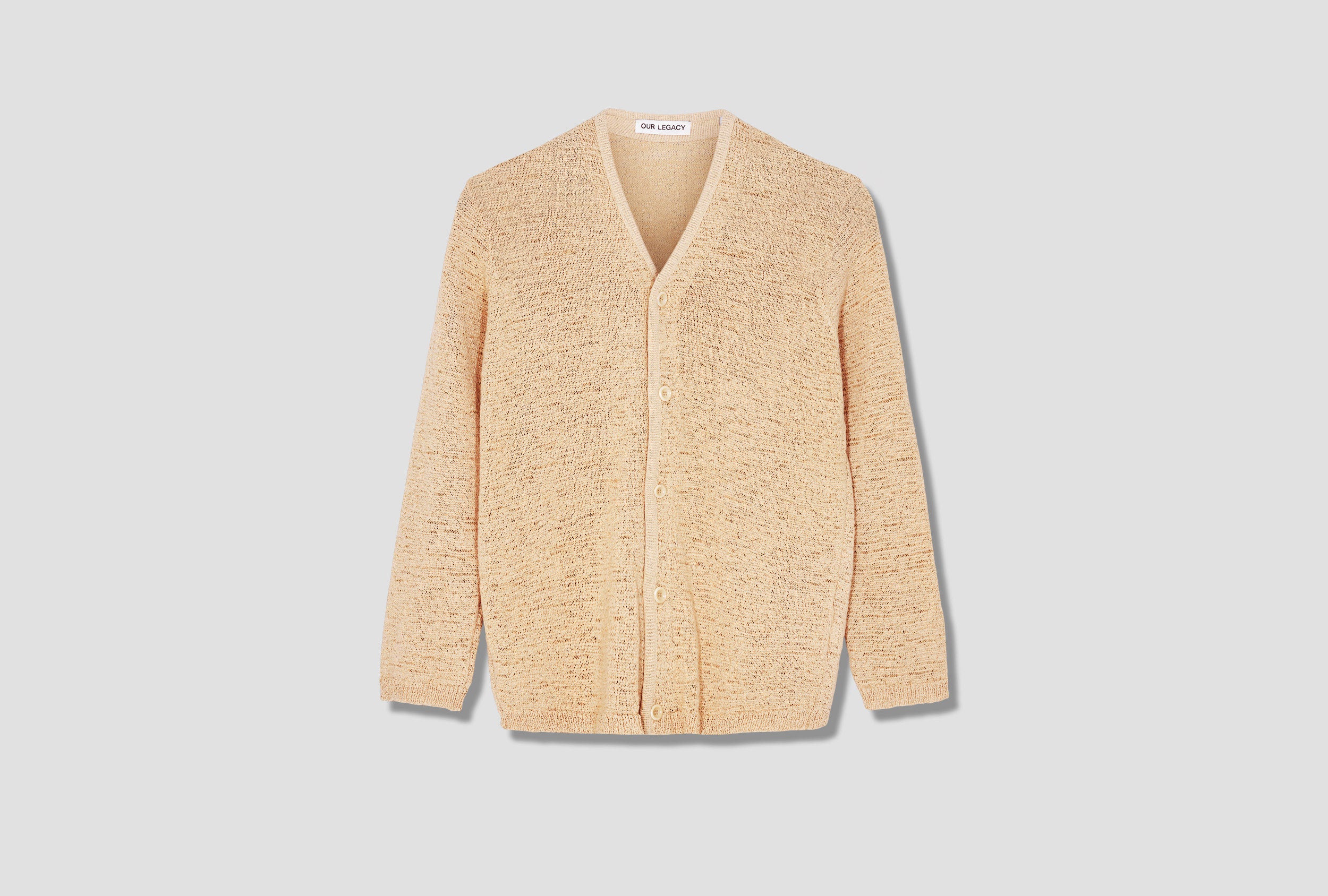 OUR LEGACY NITTED CARDIGAN - BEIGE FAUX CORD M2223BF Beige – HARRESØ