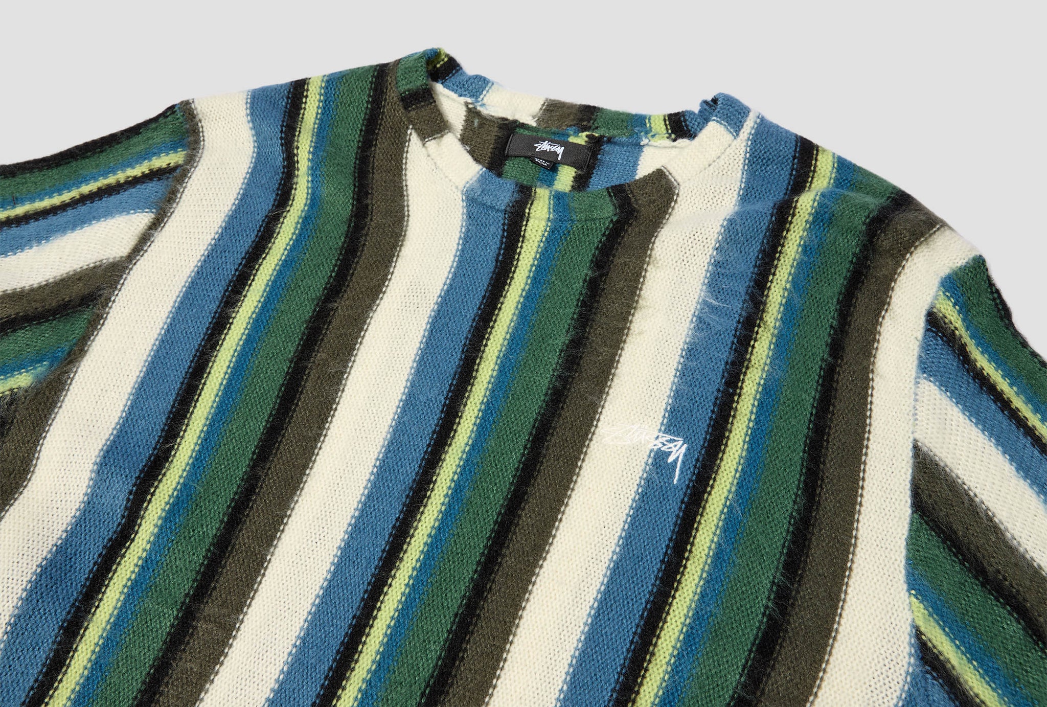 VERTICAL STRIPED KNIT CREW | www.hartwellspremium.com