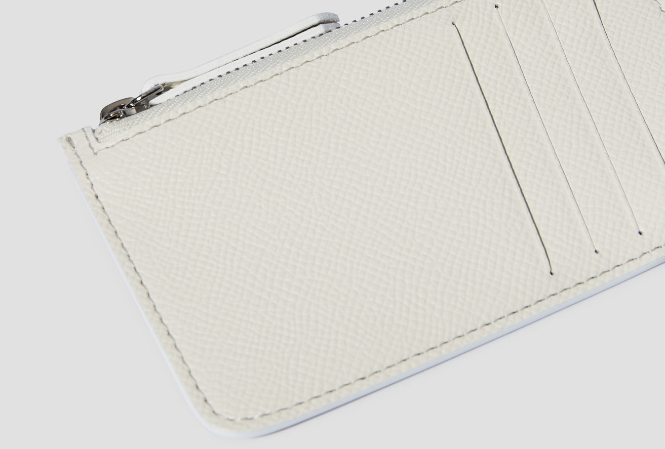 MAISON MARGIELA CARD HOLDER ZIP EW SA1VX0008 P4745 White – HARRESØ