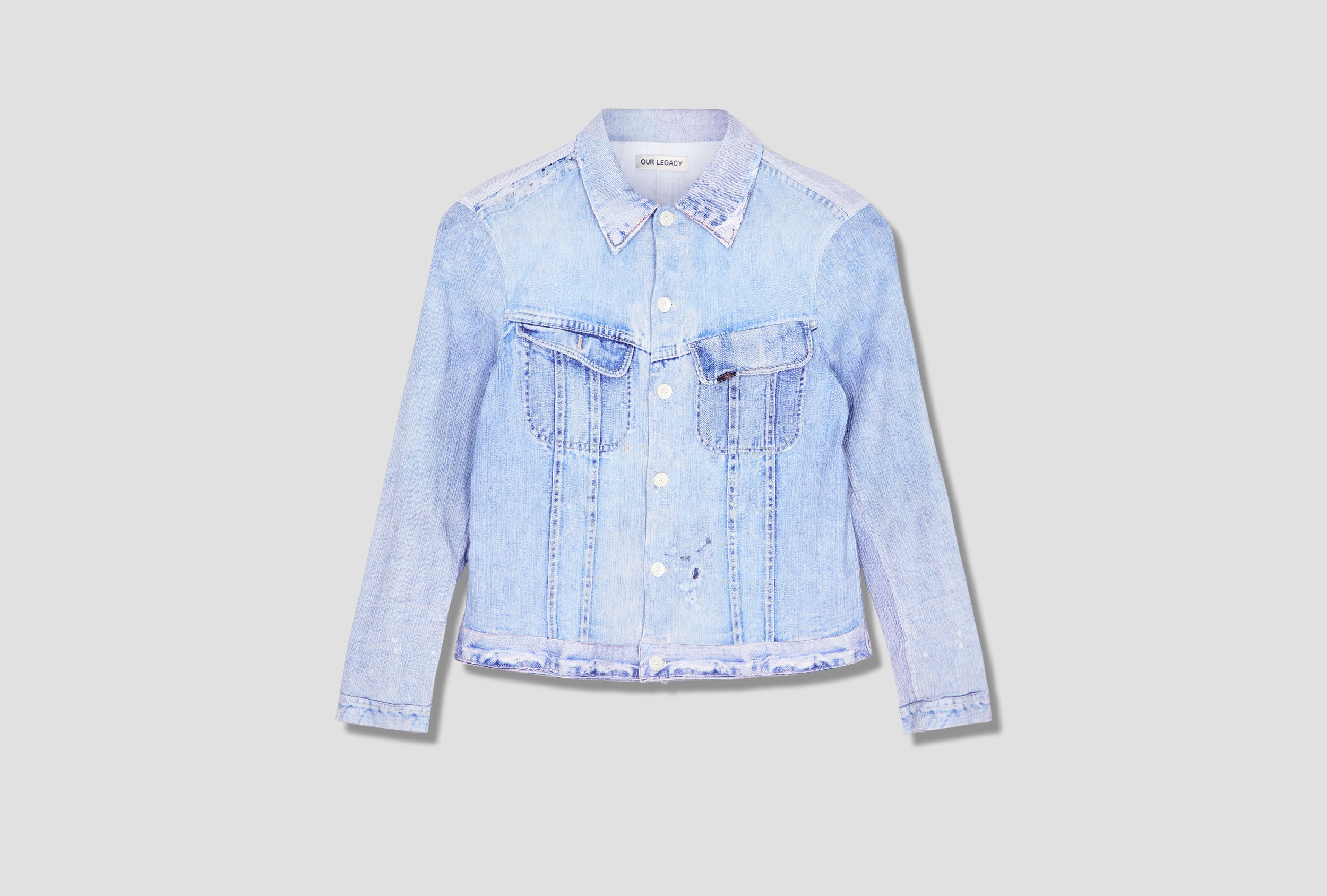 OUR LEGACY REBIRTH PLEATED SHIRT - DIGITAL RODEO PRINT M2222RD