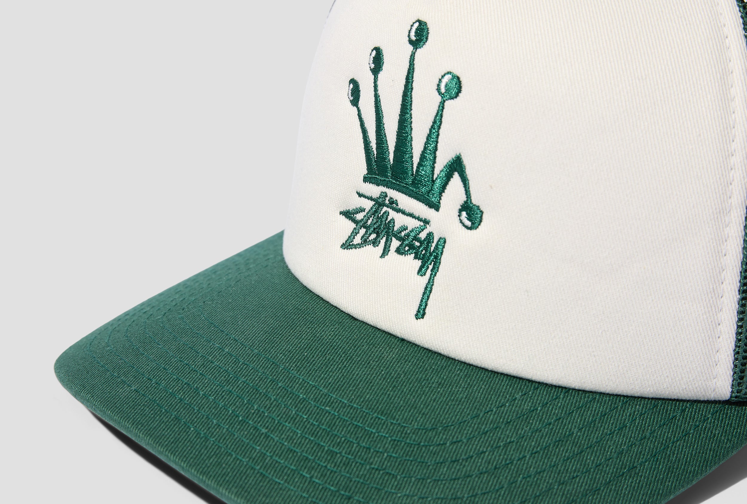 stussy メッシュキャップ トラッカー クラウンストック 緑 green