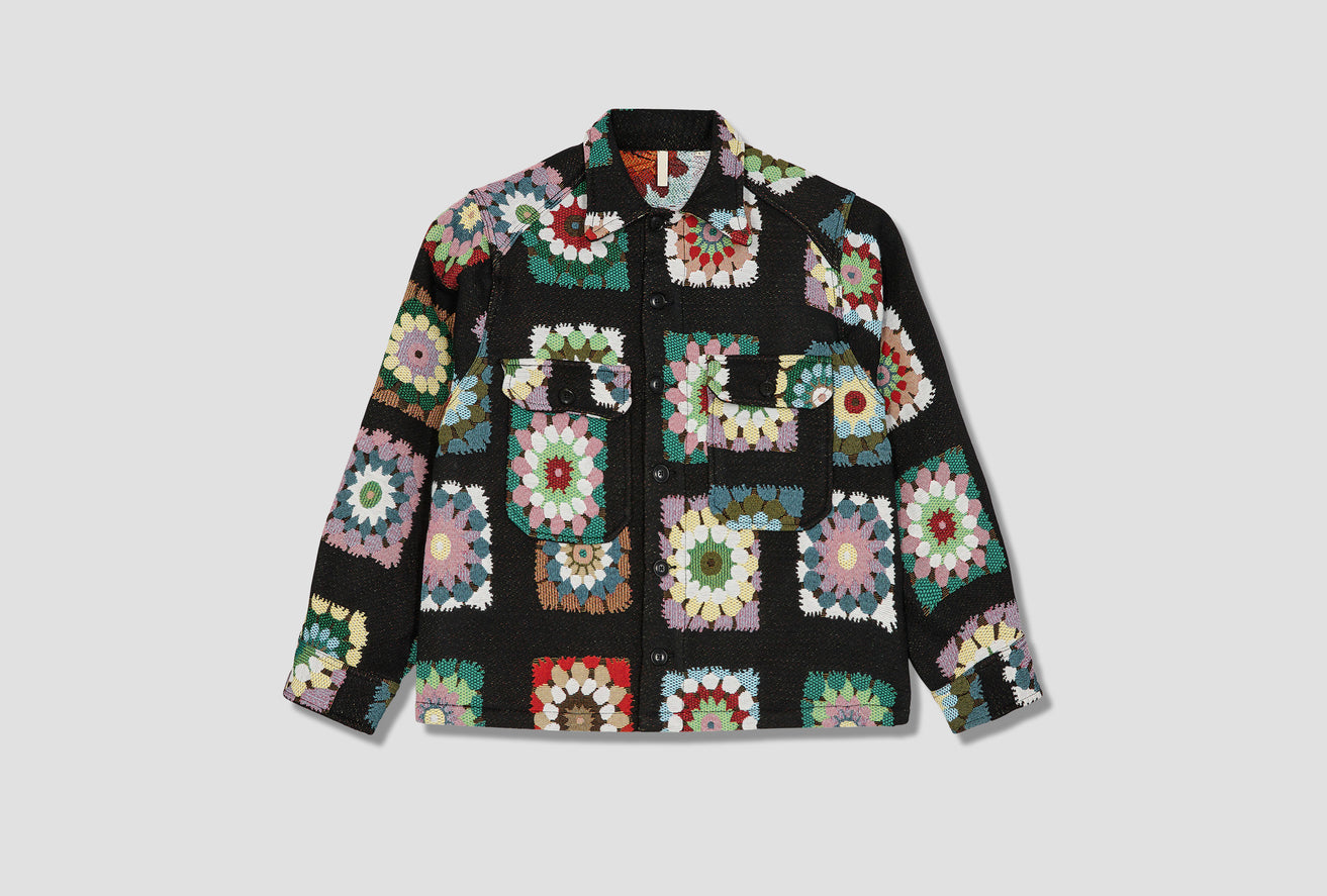 SUNFLOWER FLORA CPO SHIRT 4082 Black – HARRESØ