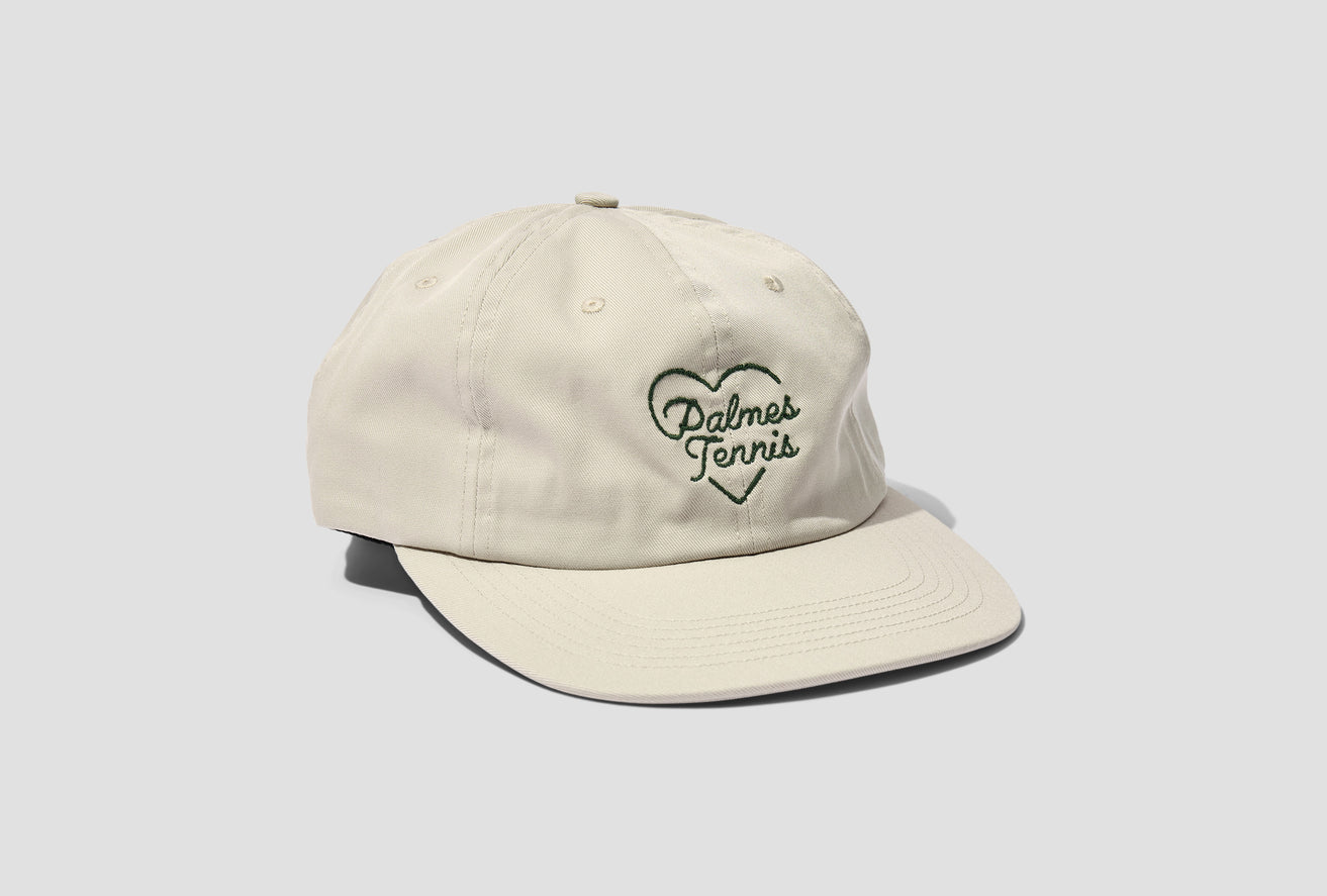 RILY Heart Logo 6Panel Cap White-