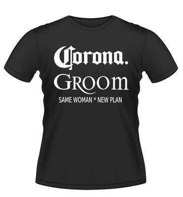 Corona Groom Black T-shirt