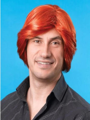 red male wig