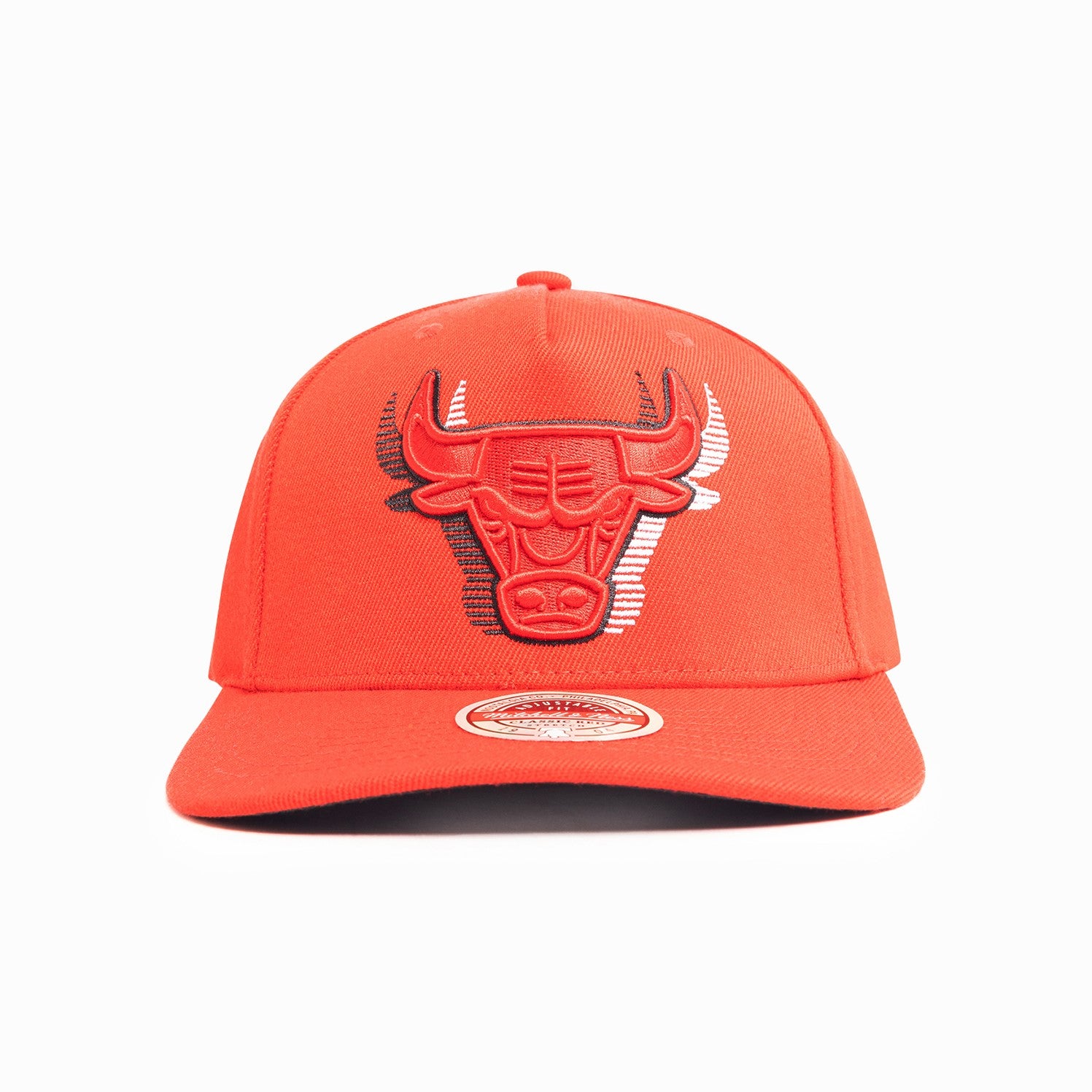 Mitchell & Ness NBA Classic Red Team Colour Tri Slice Chicago Bulls Re ...