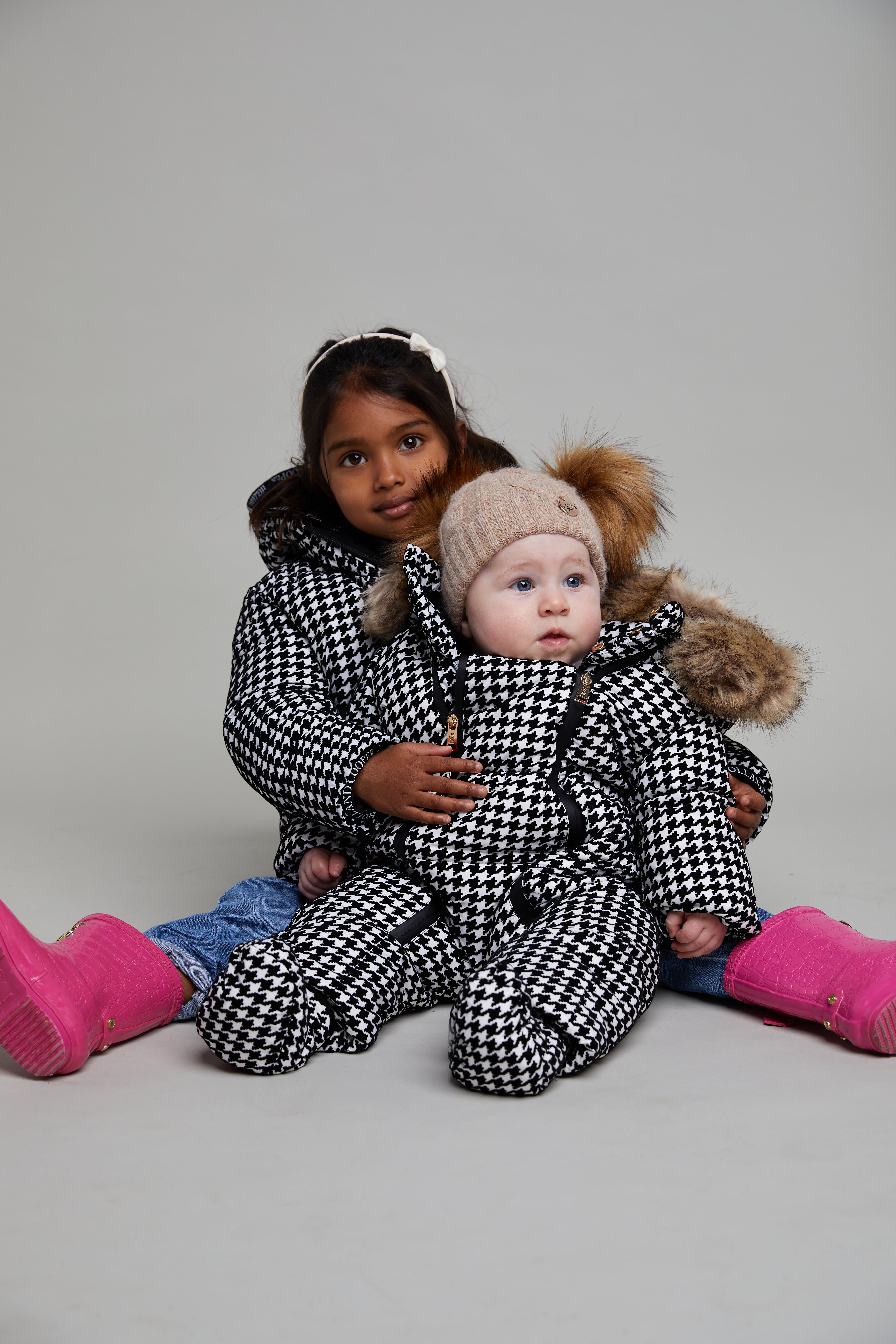 Baby Snowsuit (Houndstooth)