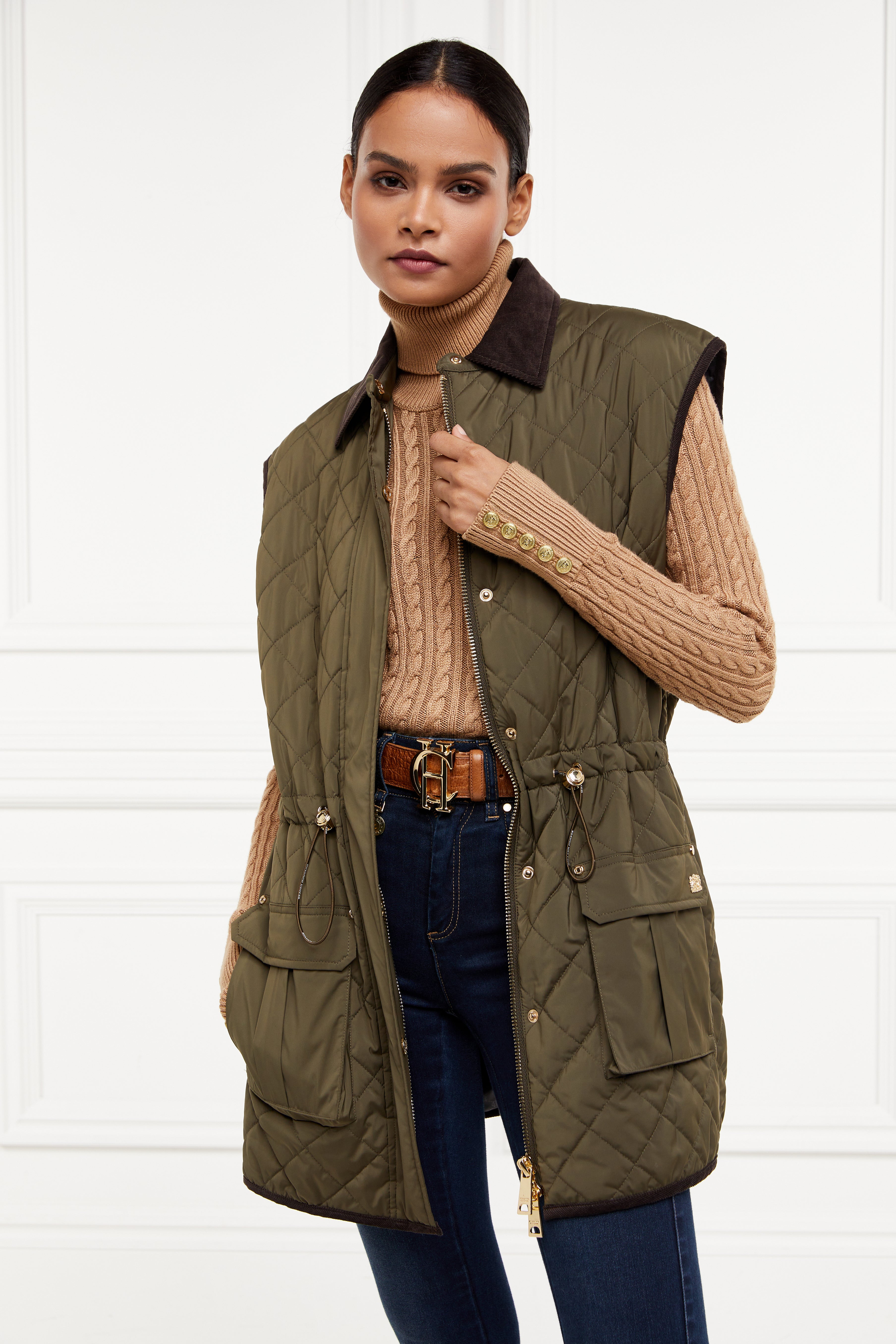 Lullingstone Gilet (Soft Khaki)