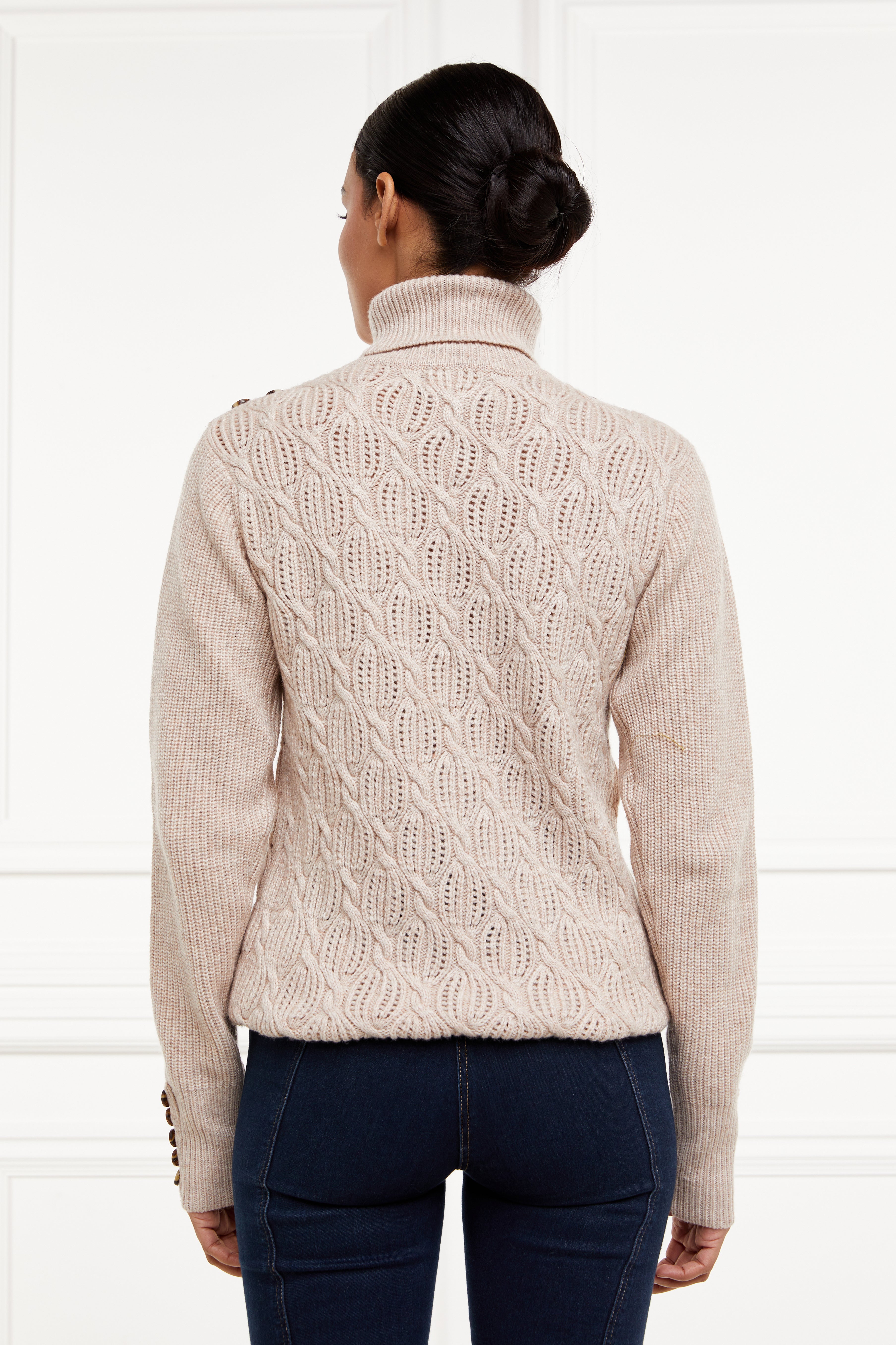 Cotswold Roll Neck Knit (Oatmeal)