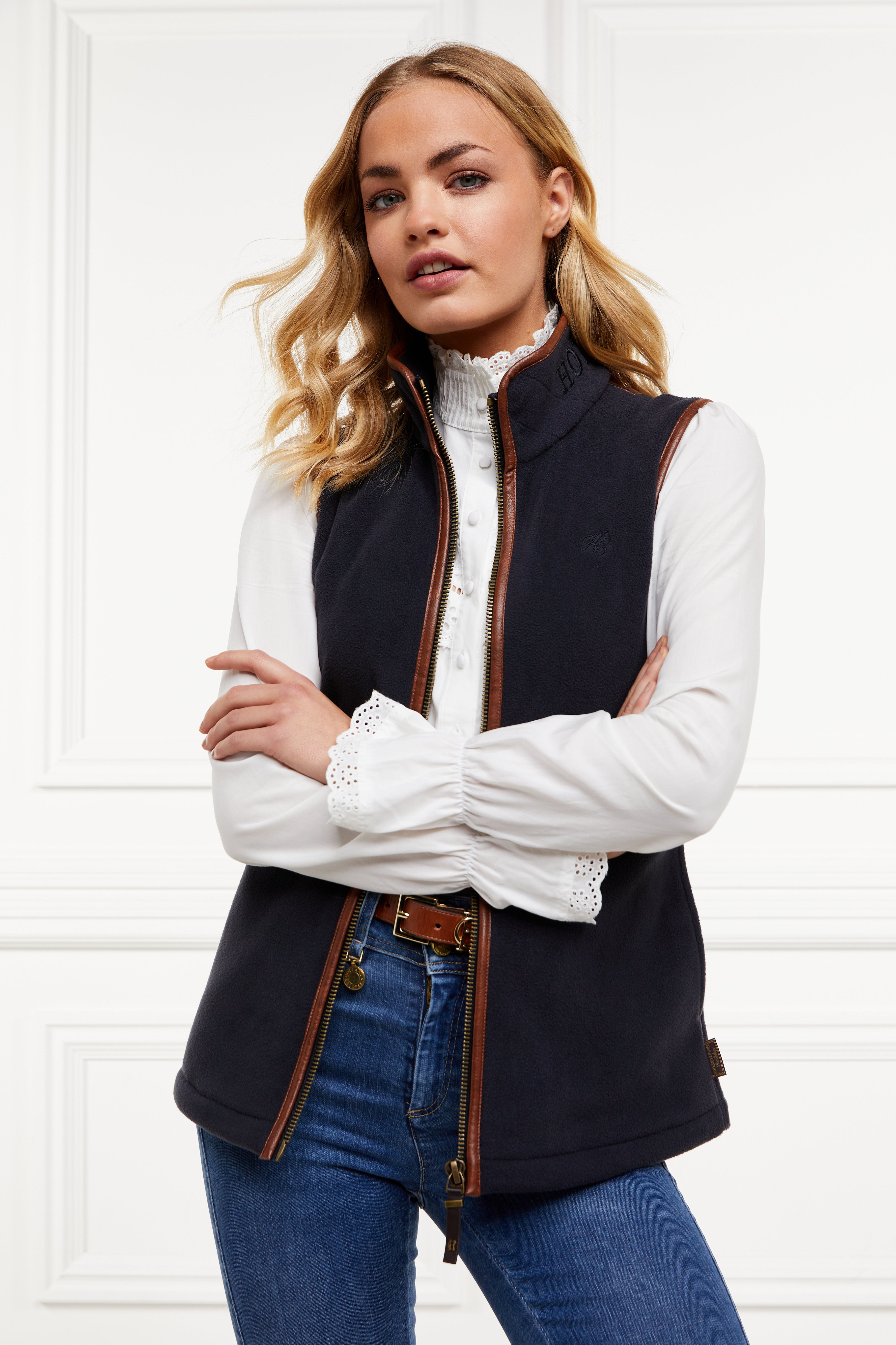 Country Fleece Gilet (Ink Navy)