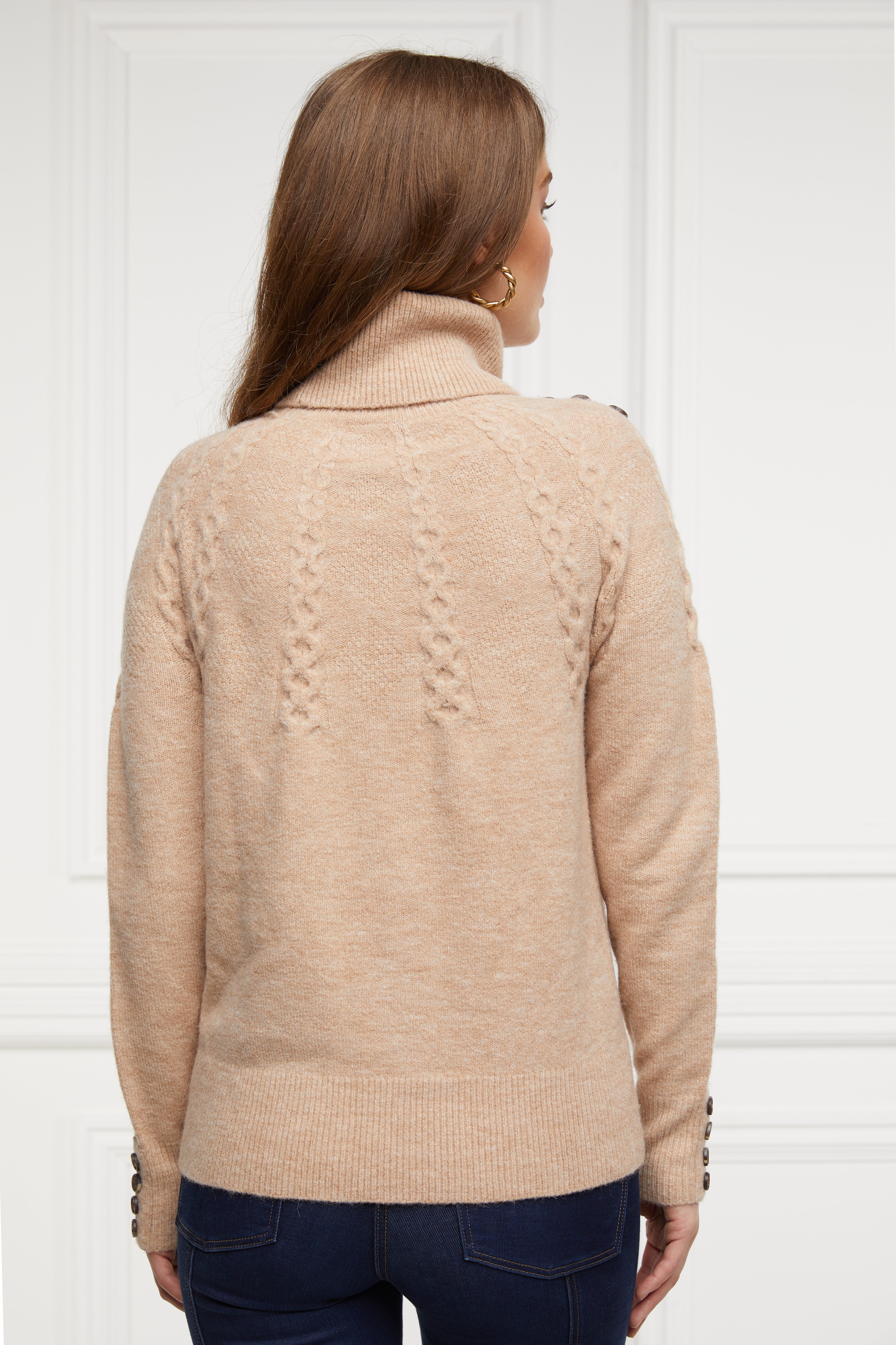 Astoria Roll Neck Knit (Camel)