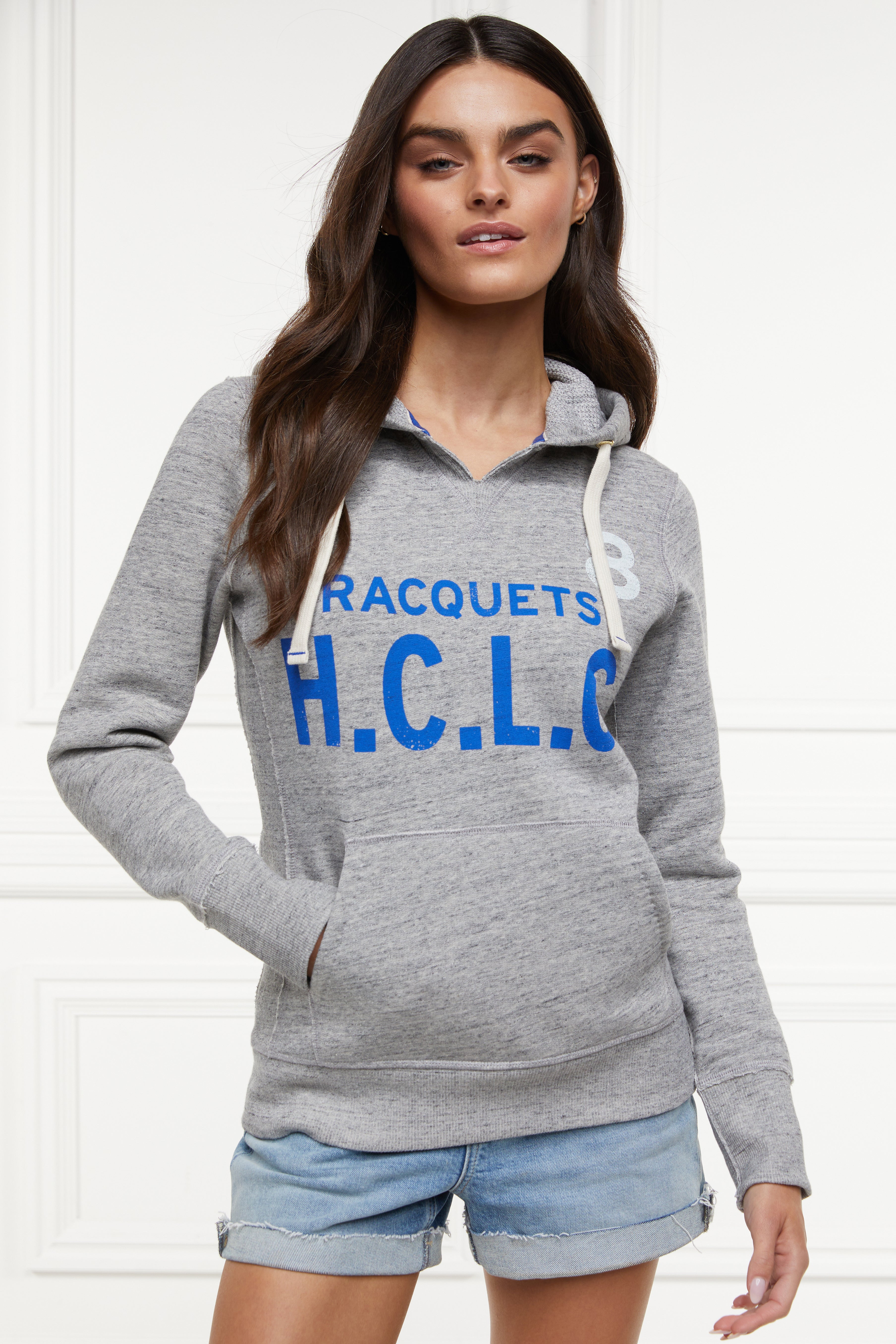 Racquets Hoodie (Grey Marl)