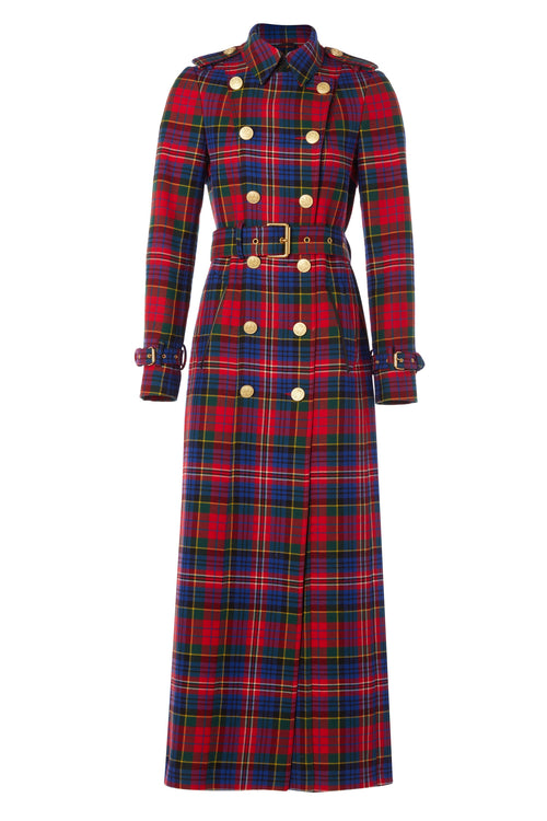 Full Length Marlborough Trench Coat (Macpherson tartan) – Holland Cooper