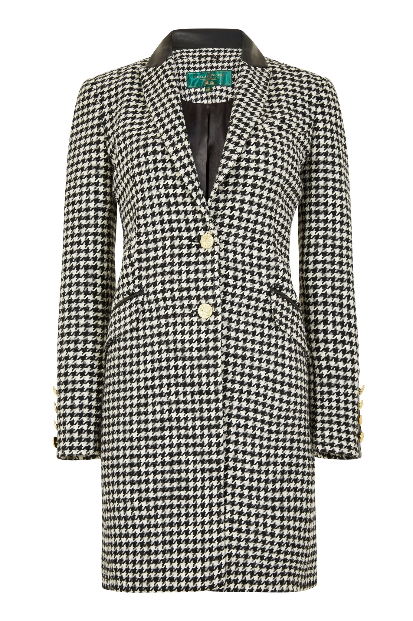 Kempton Coat (Houndstooth) – Holland Cooper