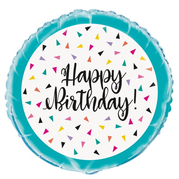 Unique Happy Birthday Triangle Confetti Mylar – Runnin' Wild Kids