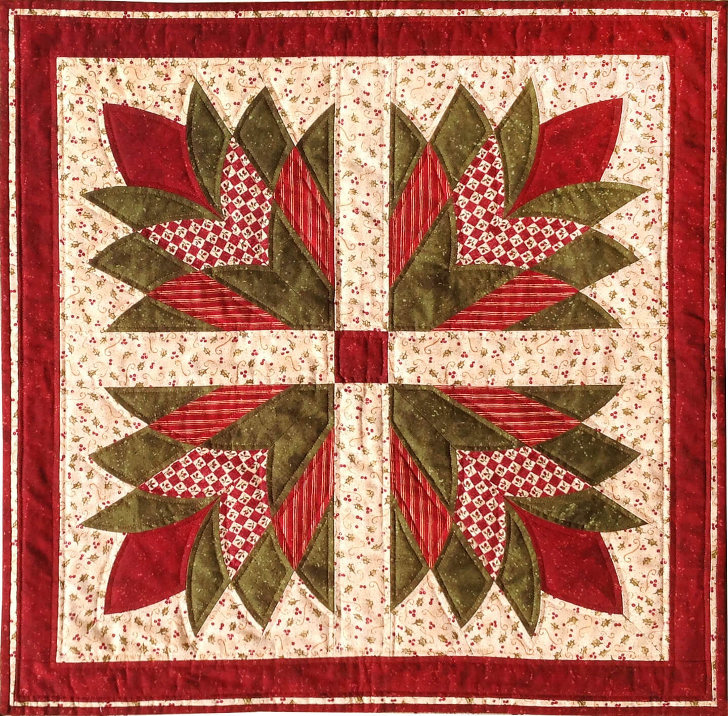 Cleopatra's Fan acrylic quilt template by Quilting from the Heartland