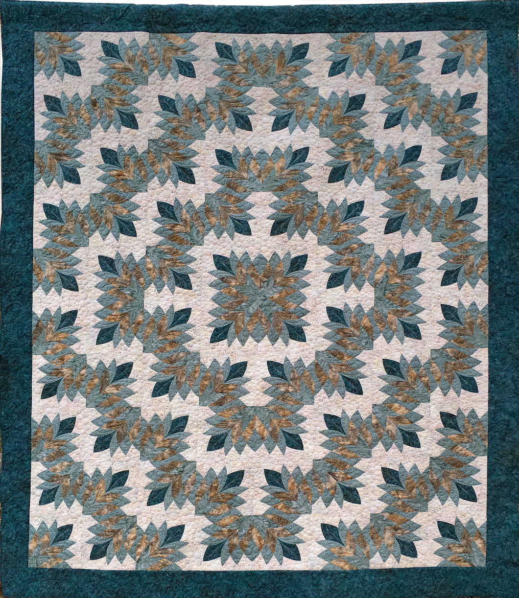 Cleopatra's Fan acrylic quilt template by Quilting from the Heartland