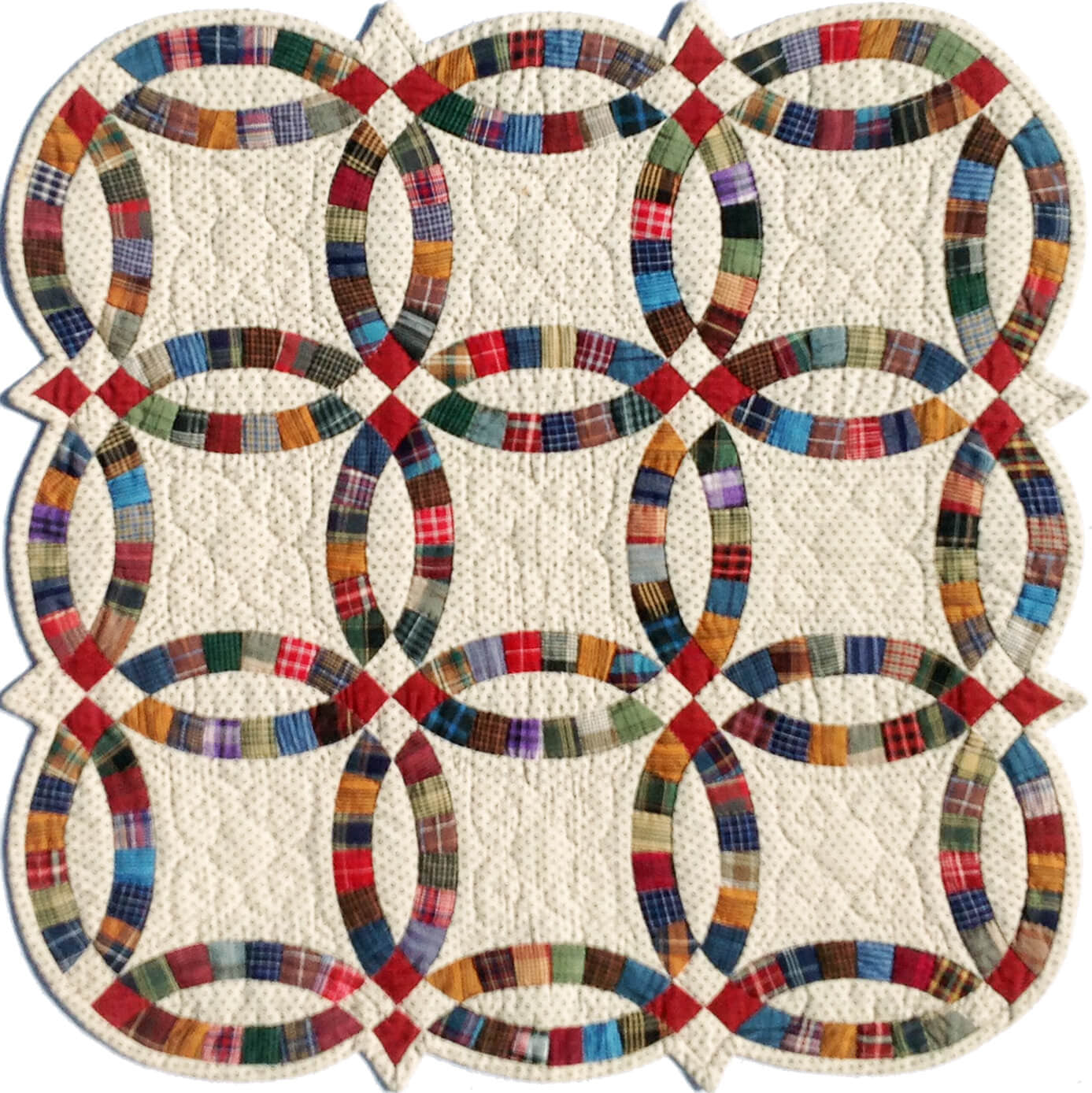 double wedding ring quilt pattern