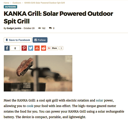 Kanka Grill - Press