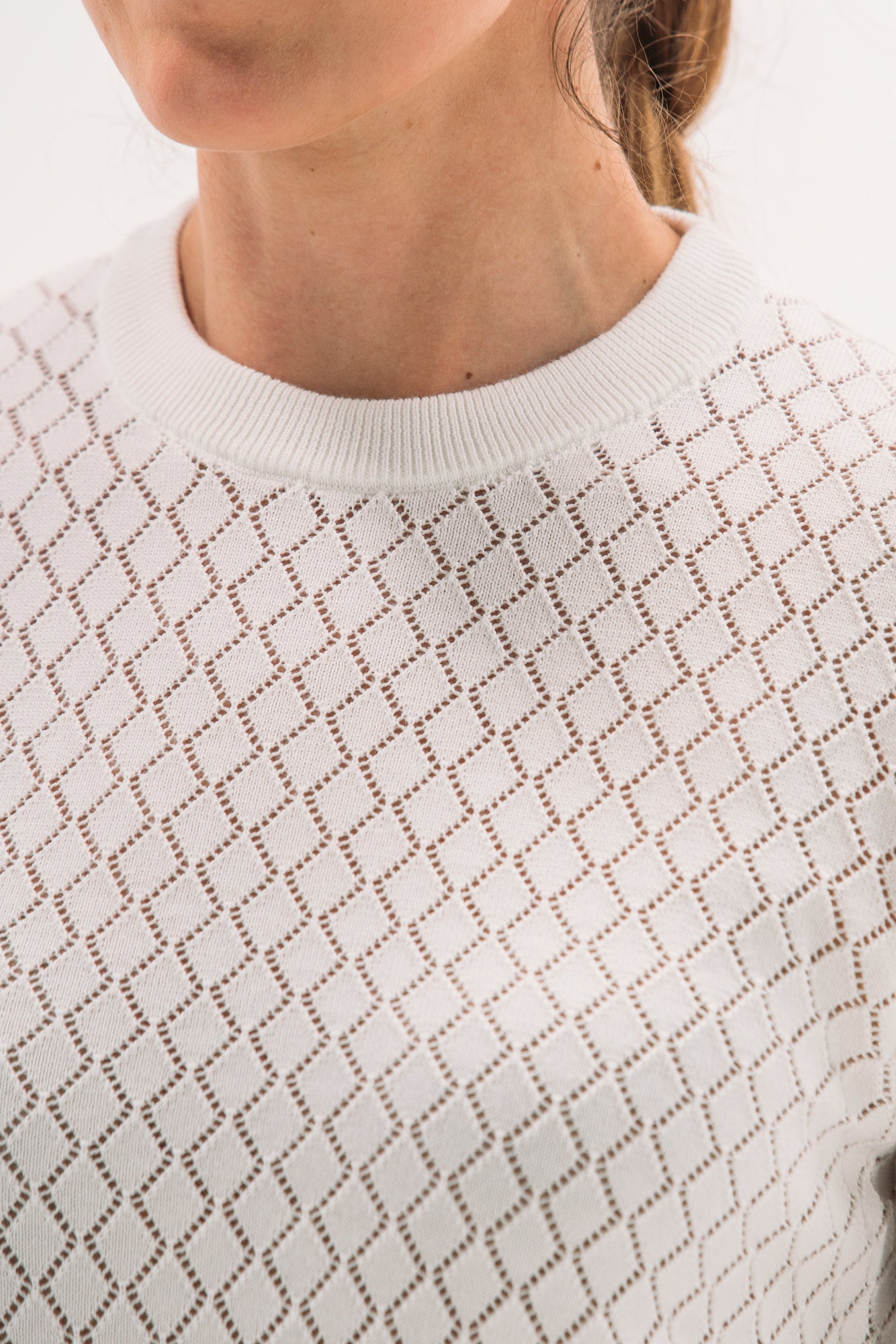 Daytrip Pointelle Eyelash Sweater - Women's Sweaters in White