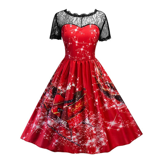 lace christmas dress