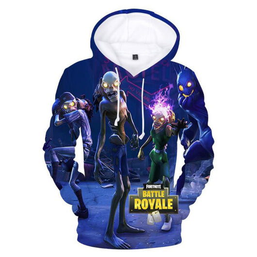 Fortnite 3d Hoodie Men Women Fortnite Battle Royale Pocket Hooded Swea - 