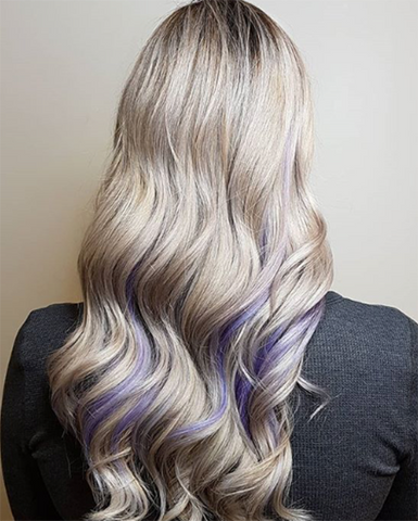 Featured image of post Purple And Pink Highlights On Black Hair : Pink hair + purple hair = a desire for ice cream…at least over here!