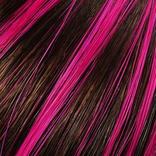 Carmine Pink Dyed Hair Highlights Smart Beauty Shop