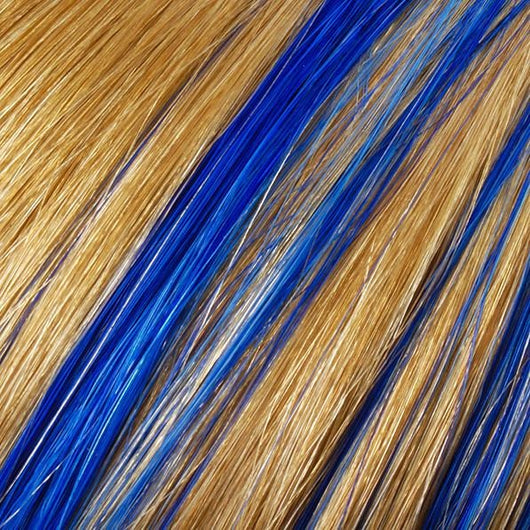 Electric Blue Dyed Hair Highlights