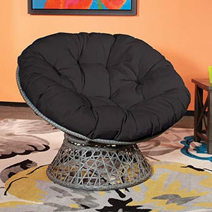 Osp Designs Papasan Chair Black Zingydecor