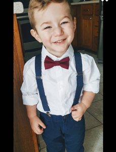 navy blue ring bearer outfit