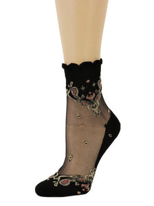 Royal Chandelier Sheer Socks - Global Trendz Fashion®