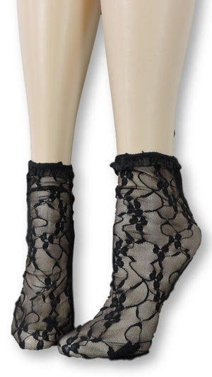 Grease Mesh Socks with frill - Global Trendz Fashion®