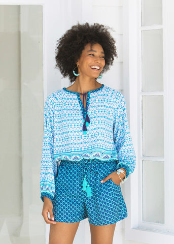 Aruba Blues Cabana Shift Dress