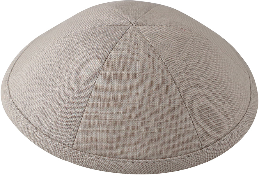 navy linen klipped kippah