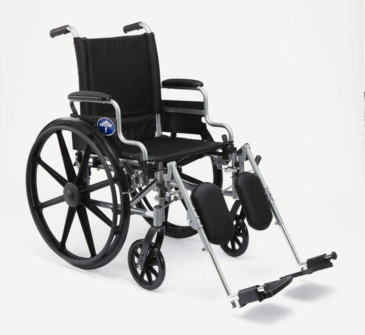 Viper Wheelchair with Flip Back Removable Arms, Desk Arms, Elevating L